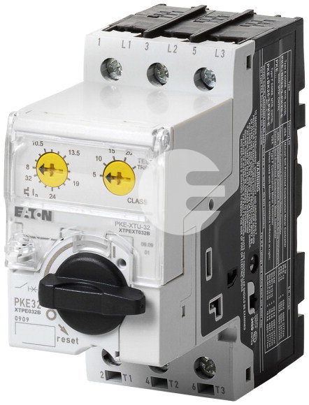 PKE32/XTU-32 Автомат защиты двигателя с электронным расцепителем, 3P, Ir = 8-32А стандартный 121734 Eaton за 8 427,69 руб. фото 1 — Розетка.ру