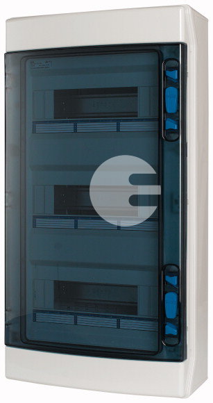 IKA-3/36-ST Навесной шкаф IP65, 3 ряда 36 модулей, профессиональная серия, прозрачная дверь, N/PE клеммы в комплекте 174199 Eaton за 4 730,37 руб. фото 1 — Розетка.ру