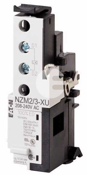 NZM2/3-XU208-240AC Расцепитель минимального напряжения , 208 -240В AC 259499 Eaton за 3 219,53 руб. фото 1 — Розетка.ру