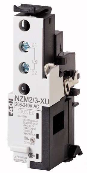 NZM2/3-XU12DC Расцепитель минимального напряжения , 12В DC 259507 Eaton за 6 234,66 руб. фото 1 — Розетка.ру