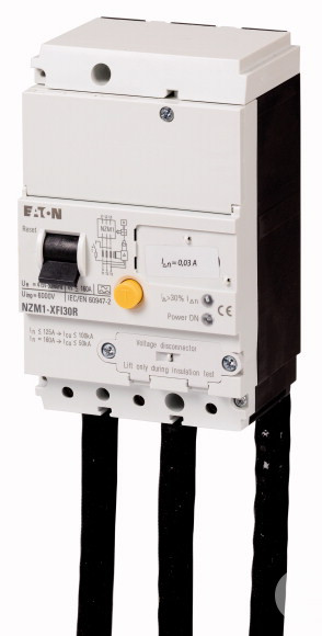 NZM1-XFI300R Блок защиты от токов утечки, 300 мА, 3P, установка справа от выключателя 104604 Eaton за 29 383,72 руб. фото 1 — Розетка.ру