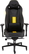 Игровое кресло Corsair Gaming™ T2 ROAD WARRIOR Gaming Chair Black/Yellow Corsair Gaming T2 ROAD WARRIOR за 0 руб. фото 1 — Розетка.ру