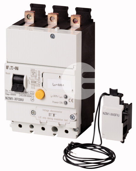 NZM1-XFI30U Блок защиты от токов утечки, 30 мА, 3P, установка снизу выключателя 104609 Eaton за 29 383,72 руб. фото 1 — Розетка.ру
