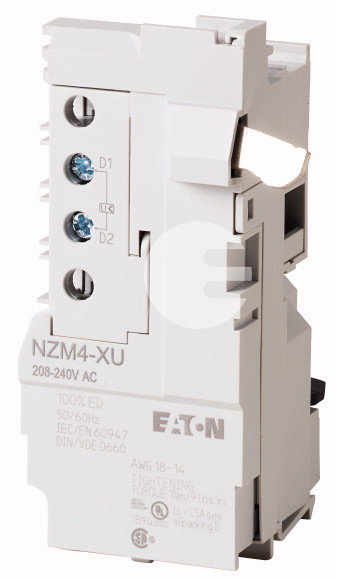 NZM4-XU480-525AC Расцепитель минимального напряжения , 480 - 525В AC 266195 Eaton за 9 775,15 руб. фото 1 — Розетка.ру